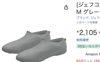 Jefcom Waterproof Floor Shoe Cover, Size M, Gray KCW-30M-GY product image