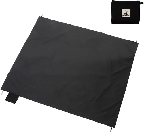 キャプテンスタッグ(CAPTAIN STAG) ポケットレジャーシート M 144×144cm ブラック UB-3082の商品画像