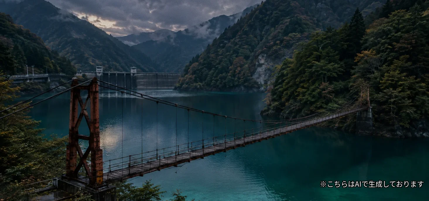 秩父湖・二瀬ダム・吊り橋（秩父市）