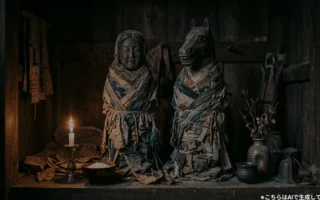 オシラサマ ― 娘と馬の悲恋が「家の神」になった話