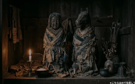 オシラサマ ― 娘と馬の悲恋が「家の神」になった話