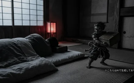 Why Was the Makura-gaeshi Feared? The Yokai That Flips Pillows in Sleep, and Where the Wandering Soul Goes
